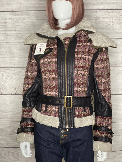 Tweed Biker Jacket